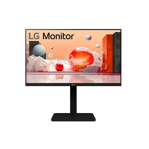 61cm/24" (1920x1080) LG 24BA450-B 16:9 FHD IPS 5ms 100Hz HDMI DP VGA Speaker Pivot Black