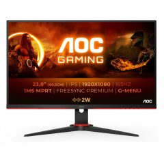   60cm/23,8" (1920x1080) AOC Gaming 24G2SPAE/BK G2 Series 1ms 165 Hz 2x HDMI VGA DP LS Black Red