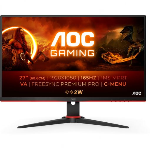 69cm/27" (1920x1080) AOC Gaming 27G2SAE/BK FHD 165Hz 1ms 2xHDMI DP LS black/red