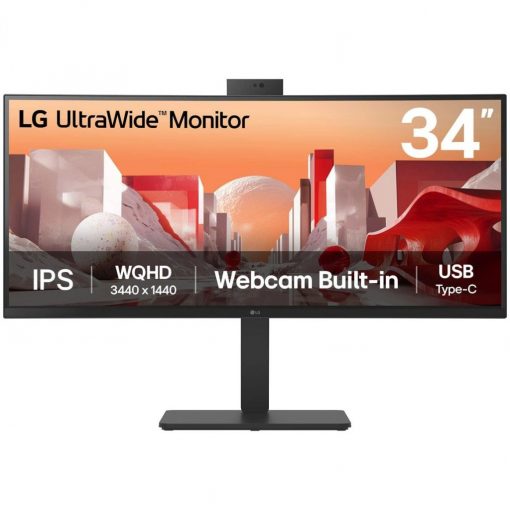 86,72cm/34" (3440x1440) LG 34BA85QE-B 21:9 WQHD IPS Curved 5ms 60Hz HDR10 HDMI DP USB-C Speaker