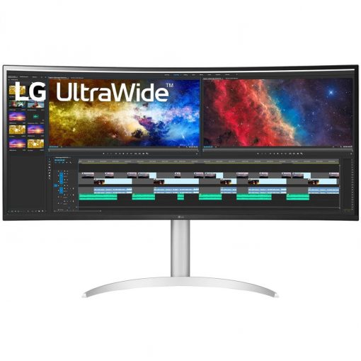 96,5cm/38" (3840x1600) LG UltraWide 38BQ85C-W 21:9 UWQHD IPS Curved 5ms 75Hz HDMI DP USB-C Speaker White