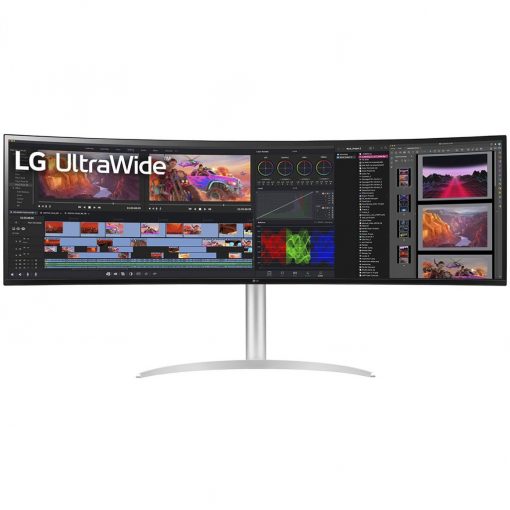 124,46cm/49" (5120x1440) LG UltraWide 49BQ95C-W 32:9 UWDQHD NanoIPS Curved 5ms 144Hz DisplayHDR400 HDMI DP USB-C Speaker