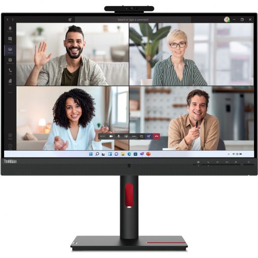 68,6cm/27" (2560x1440) Lenovo ThinkVision T27hv-30 16:9 QHD IPS 4ms 75Hz HDMI DP USB-C Speaker Pivot Black