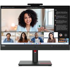   61cm/24" (1920x1080) Lenovo ThinkVision T24mv-30 16:9 FHD IPS 75Hz 4ms HDMI DP USB-C Speaker Black