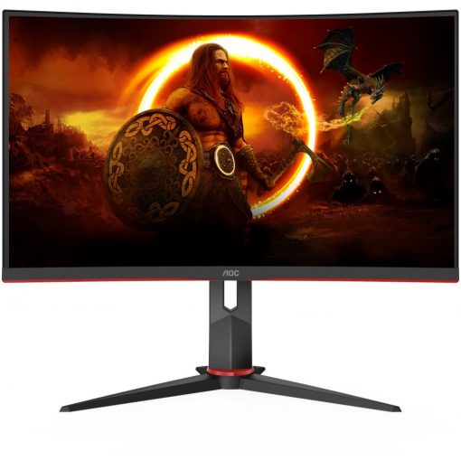 68,8cm/27" (2560x1440) AOC Gaming CQ27G2S/BK 16:9 QHD Curved 1ms 165Hz HDR10 HDMI DP Black/Red