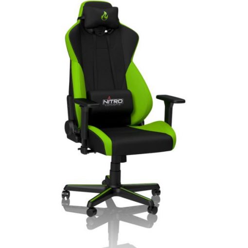 Gamer szék Nitro Concepts S300 Atomic Green - Fekete/Zöld