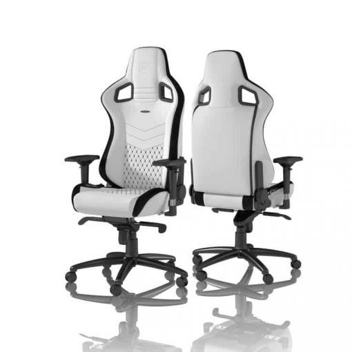 Gamer szék noblechairs EPIC PU Bőr Fehér/Fekete