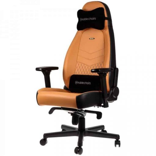 Gamer szék noblechairs ICON Valódi Bőr Konyak