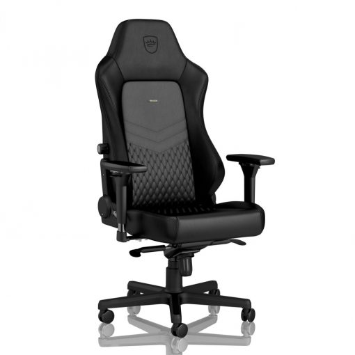 Gamer szék noblechairs HERO Valódi Bőr Fekete