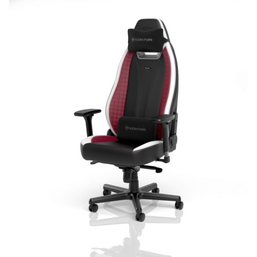 Gamer szék noblechairs LEGEND PU Bőr Fekete/Fehér/Piros