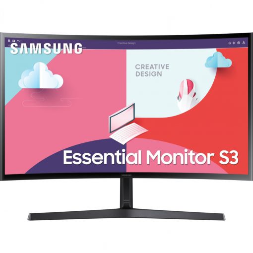 61cm/24'' (1920x1080) Samsung S24C366EAU Curved 16:9 4ms 75Hz HDMI VGA VESA Full HD Black