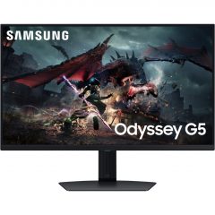   68,6cm/27" (2460x1440) Samsung Odyssey G5 S27DG500EU QHD IPS LED Gaming 1ms 180Hz HDR400 HDMI DP Pivot Black