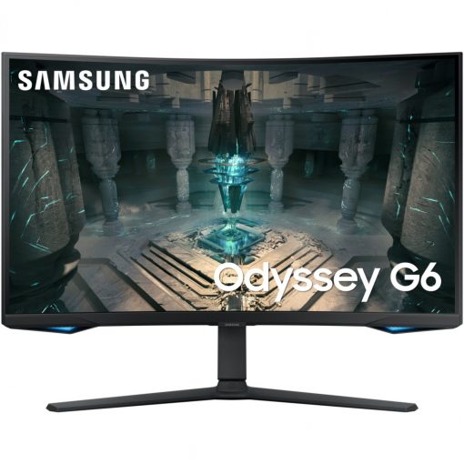 81,3cm/32'' (2560x1440) Samsung Odyssey G6 S32BG650EU 16:9 1ms 2xHDMI DisplayPort VESA Pivot Speaker QHD 240Hz Curved Gaming Black