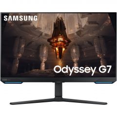   80cm/32'' (3840x2160) Samsung Odyssey G7 S32BG700EU 16:9 1ms IPS HDMI 2xDisplayPort VESA Pivot Speaker 4K 144Hz Gaming Black