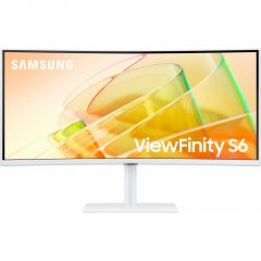   86,4cm/34" (3440x1440) Samsung ViewFinity S6 S34C650TAU 21:9 UWQHD Curved 5ms 100Hz HDR10 2xThunderbolt 4 HDMI DP Speaker White