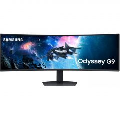   124cm/49" (5120x1440) Samsung Odyssey G9 S49CG954EU 32:9 DualQuadHD Curved Gaming 240Hz 1ms HDR1000 2xHDMI DP USB Black