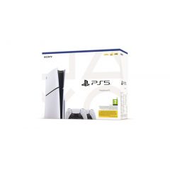   Sony PlayStation 5 konzol (modellcsoport – slim) 2db fehér DualSense kontrolleres kiszerelés (PS711000042064)