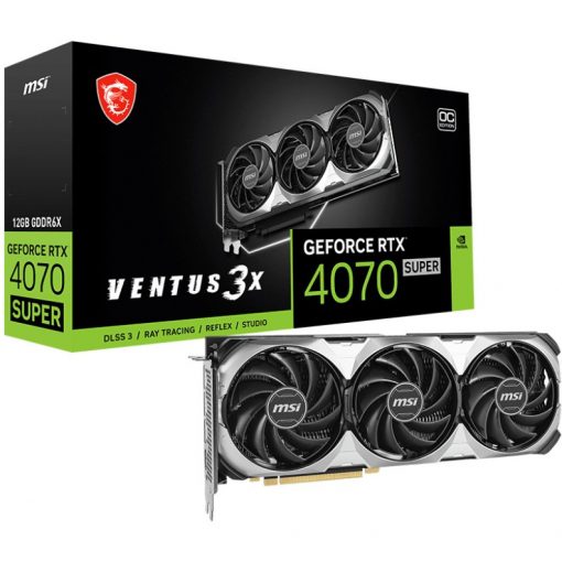 RTX 4070 Super 12GB MSI Ventus 3X GDDR6X 3 Fan