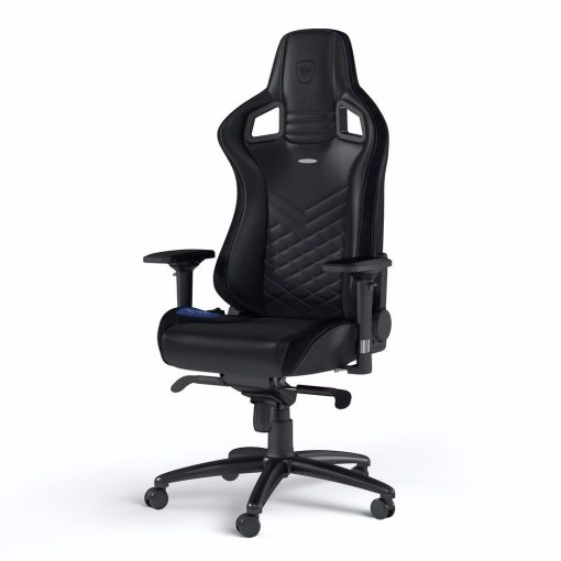 Gamer Szék alkatrész noblechairs EPIC PU Fekete/Kék háttámla