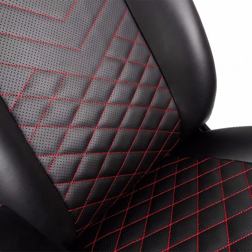 Gamer Szék alkatrész noblechairs ICON PU Fekete/Piros háttámla